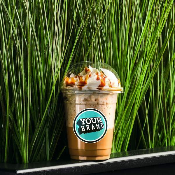 12 oz Custom Printed PET Plastic Cold Cup - 1,000 per case