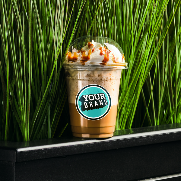 20 oz Custom Printed PET Plastic Cold Cup - 1,000 per case