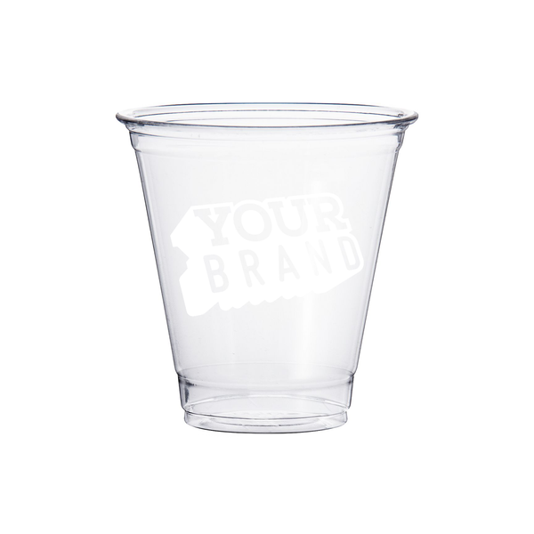 12 oz Custom Printed PET Plastic Cold Cup - 1,000/cs