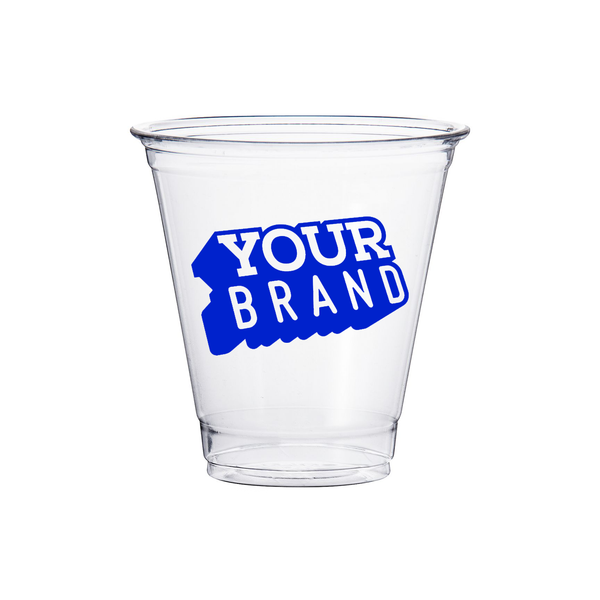 12 oz Custom Printed PET Plastic Cold Cup - 1,000/cs