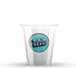 12 oz Custom Printed PET Plastic Cold Cup - 1,000 per case