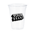 16 oz Custom Printed PET Plastic Cold Cup - 1,000/cs