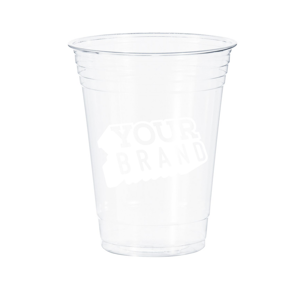 Drink Cup, 16 Oz, Clear, PET Plastic, (1,000/Case) Arvesta PCPET-16