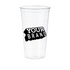 32 oz Custom Printed PET Plastic Cold Cup - 300 per case