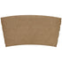 12-20 oz Traditional Kraft Cup Sleeves - 1,000/case