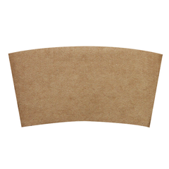 8 oz Kraft Traditional Cup Sleeves - 1,000/case