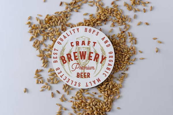 Round Custom Pulpboard Coasters - Case of 1,000