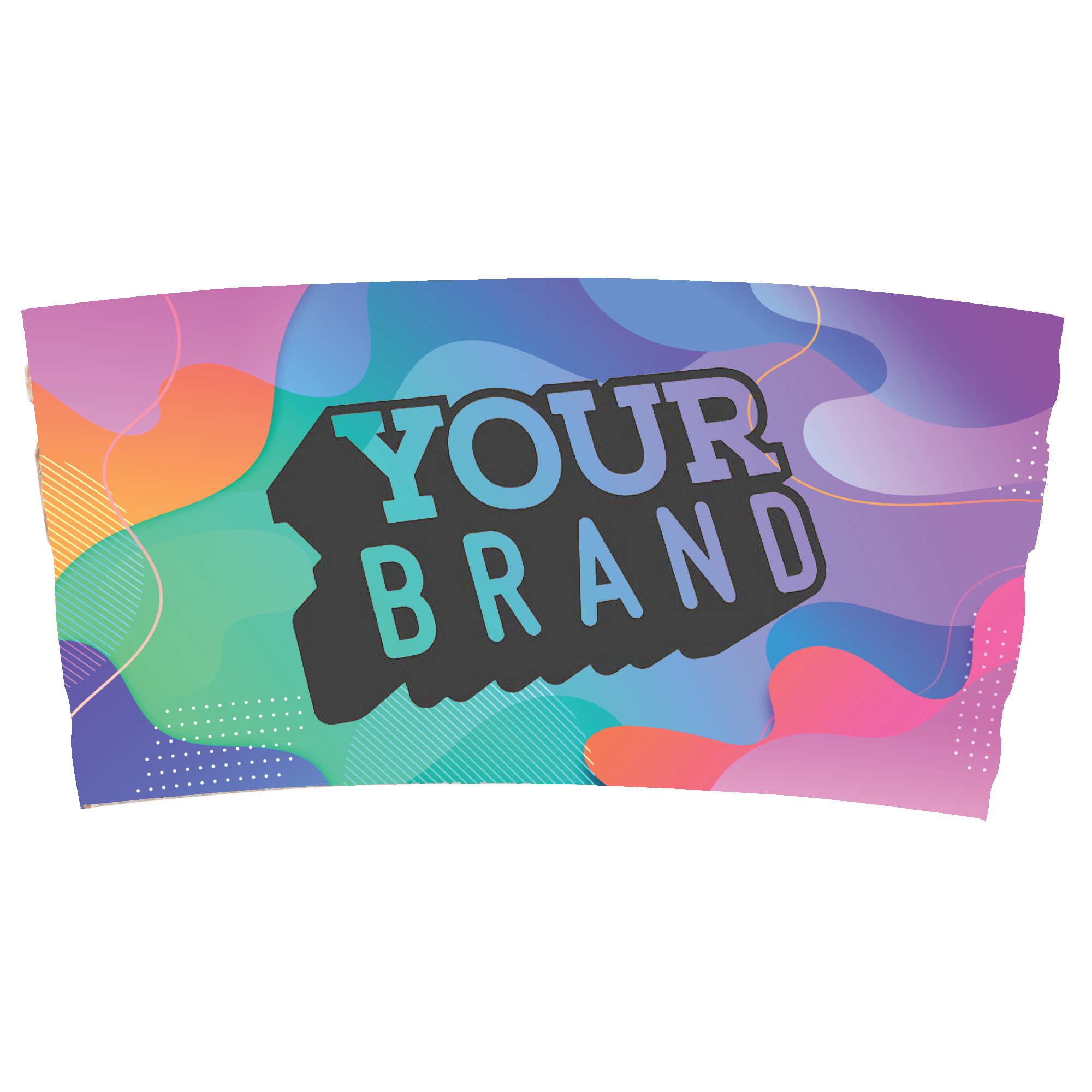 12-20 oz Full Bleed Custom Cup Sleeves