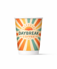 10 oz Custom Double Wall Insulated Paper Hot Cup - 500/cs