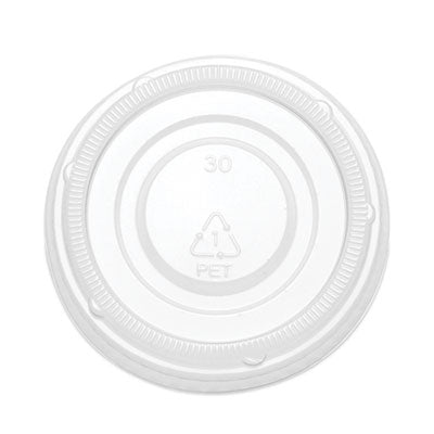 2 oz Clear Portion Cup Lids - 2,500/case