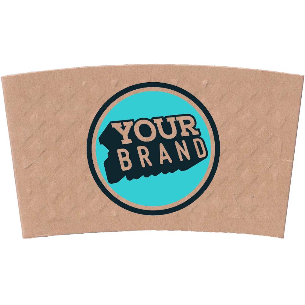 8 oz Custom Premium Java Jacket Kraft Cup Sleeves | Sleeve Supply